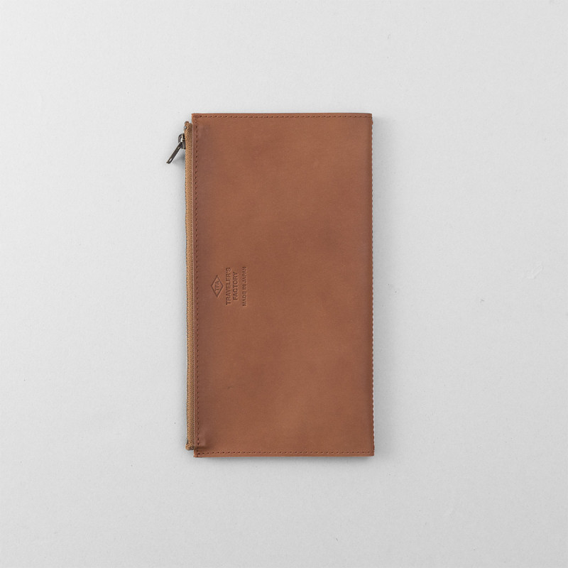 Traveler's Notebook Leather Zipper Case Regular Size [07100